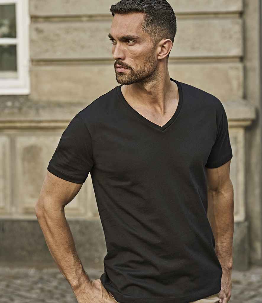 Tee Jays V Neck Sof T-Shirt | Black