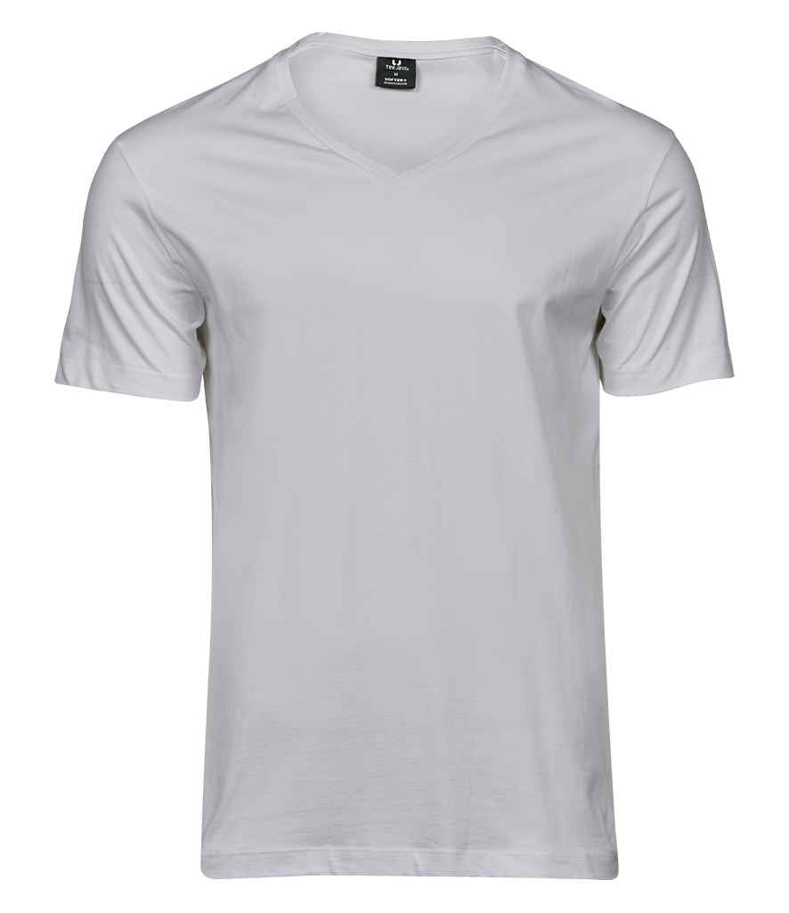 Tee Jays V Neck Sof T-Shirt | White