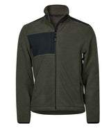 Tee Jays Mountain Fleece Jacket | Deep Green/Black thumbnail 2