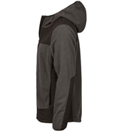 Tee Jays Mountain Hooded Fleece Jacket | Asphalt/Black thumbnail 4