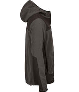 Tee Jays Mountain Hooded Fleece Jacket | Asphalt/Black thumbnail 5