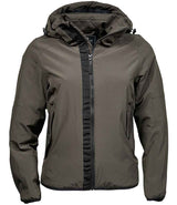 Tee Jays Ladies Urban Adventure Shell Jacket | Dark Olive thumbnail 1