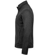 Tee Jays Knitted Outdoor Fleece Jacket | Black thumbnail 4