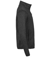 Tee Jays Knitted Outdoor Fleece Jacket | Black thumbnail 5