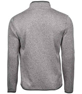 Tee Jays Knitted Outdoor Fleece Jacket | Grey Melange thumbnail 2