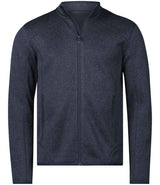 Tee Jays Knitted Outdoor Fleece Jacket | Navy Melange thumbnail 1