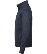 Tee Jays Knitted Outdoor Fleece Jacket | Navy Melange thumbnail 3