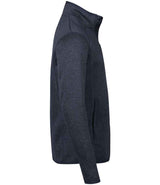 Tee Jays Knitted Outdoor Fleece Jacket | Navy Melange thumbnail 4