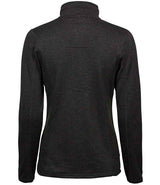 Tee Jays Ladies Knitted Outdoor Fleece Jacket | Black thumbnail 2