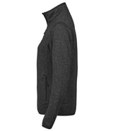Tee Jays Ladies Knitted Outdoor Fleece Jacket | Black thumbnail 4