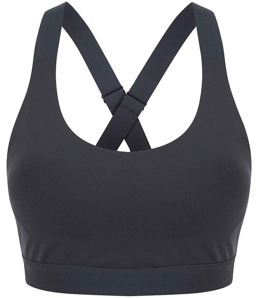 Tombo Medium Impact Core Bra | Charcoal