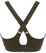 Tombo Medium Impact Core Bra | Olive Green thumbnail 2
