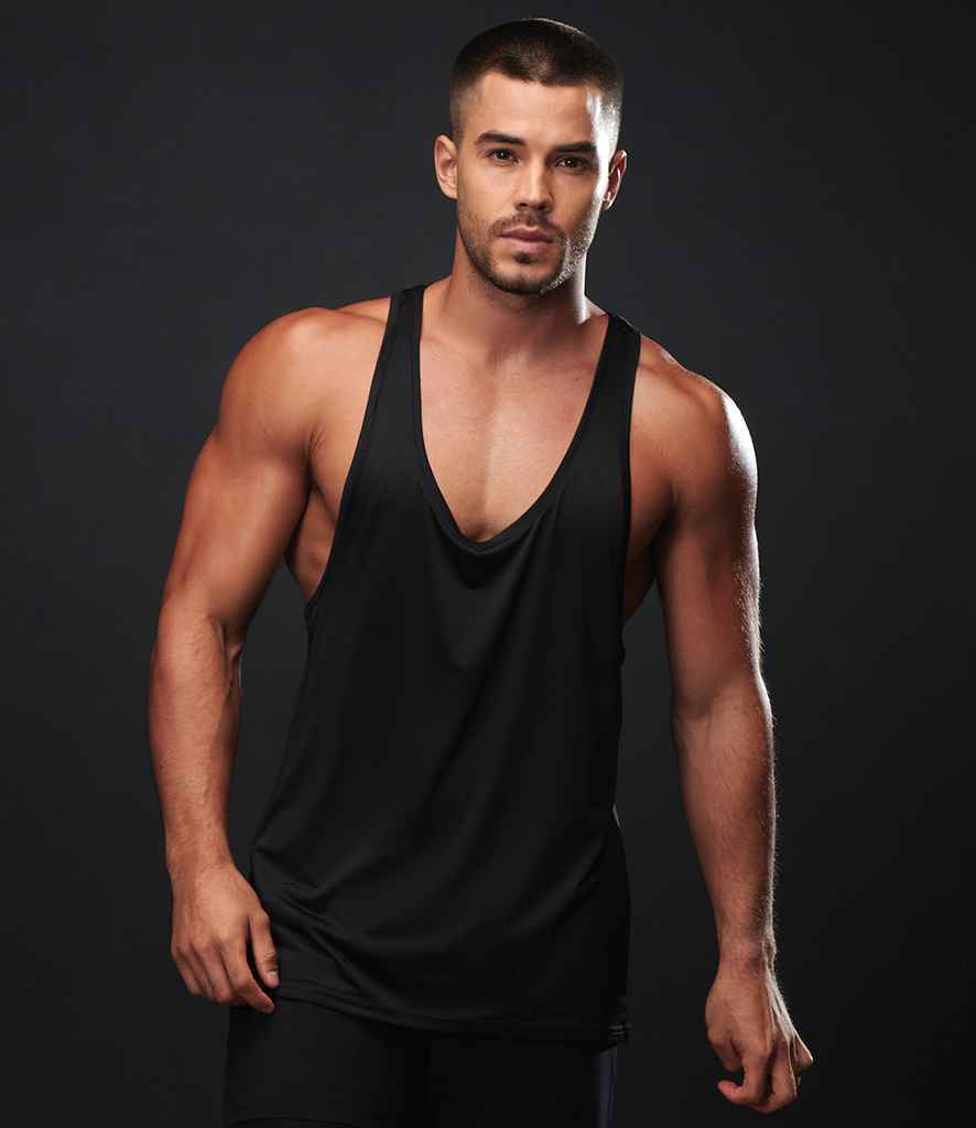 Tombo Muscle Vest | Black