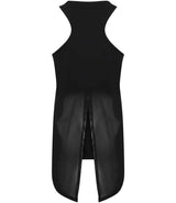 Tombo Ladies Open Back Vest | Black thumbnail 5