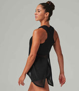 Tombo Ladies Open Back Vest | Black thumbnail 3