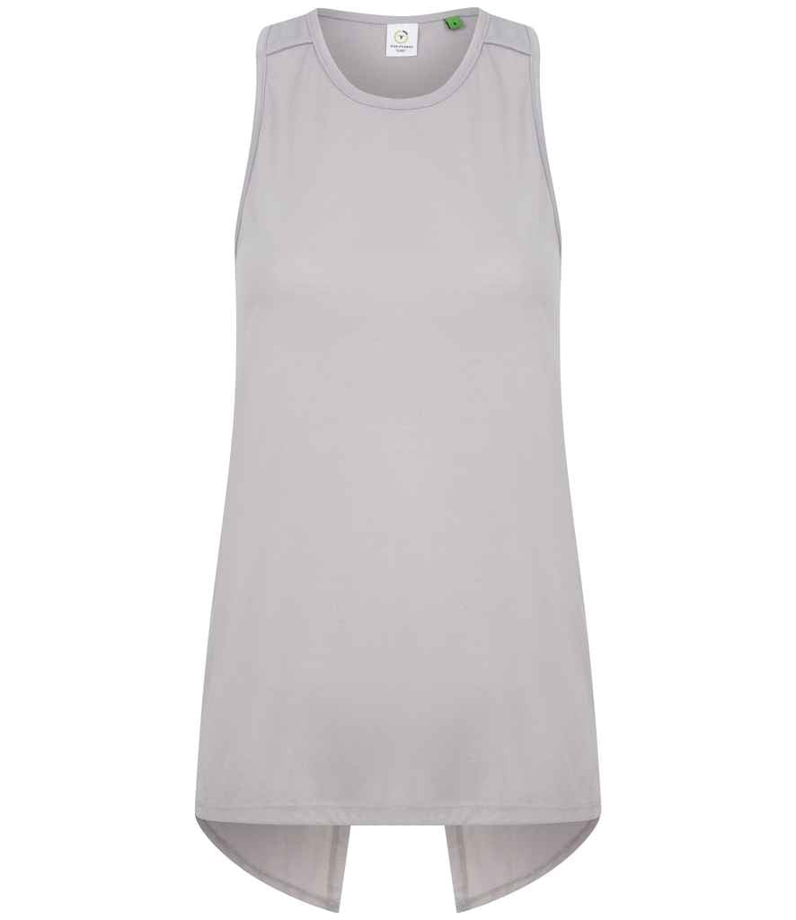 Tombo Ladies Open Back Vest | Light Grey