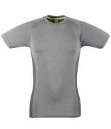 Tombo Slim Fit T-Shirt | Grey Marl/Grey thumbnail 1