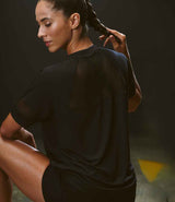 Tombo Ladies Over T-Shirt | Black thumbnail 2