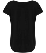 Tombo Scoop Neck T-Shirt | Black thumbnail 4