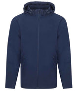 Tombo Unisex Technical Zip Through Hoodie | Navy thumbnail 1