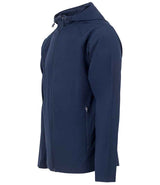 Tombo Unisex Technical Zip Through Hoodie | Navy thumbnail 3