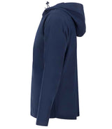 Tombo Unisex Technical Zip Through Hoodie | Navy thumbnail 4