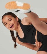 Tombo Kids Seamless Crop Top | Black thumbnail 2