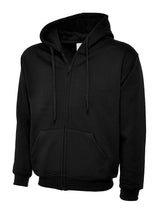 Adults Classic Full Zip Hooded Sweatshirt thumbnail 2