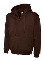 Adults Classic Full Zip Hooded Sweatshirt thumbnail 3