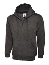 Adults Classic Full Zip Hooded Sweatshirt thumbnail 4