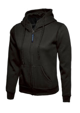 Ladies Classic Full Zip Hooded Sweatshirt thumbnail 1