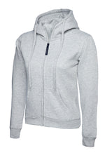 Ladies Classic Full Zip Hooded Sweatshirt thumbnail 3