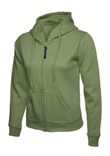 Ladies Classic Full Zip Hooded Sweatshirt thumbnail 6