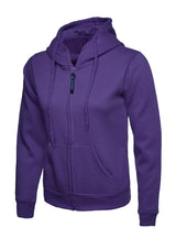 Ladies Classic Full Zip Hooded Sweatshirt thumbnail 8