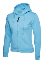 Ladies Classic Full Zip Hooded Sweatshirt thumbnail 10