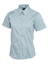 Ladies Pinpoint Oxford Half Sleeve Shirt thumbnail 3