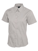Ladies Pinpoint Oxford Half Sleeve Shirt thumbnail 6