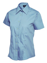 Ladies Poplin Half Sleeve Shirt thumbnail 3