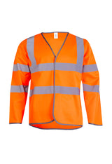 Long Sleeve Safety Waist Coat thumbnail 1