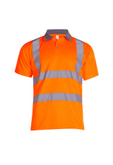 Hi Viz Short Sleeve Polo Shirt thumbnail 1