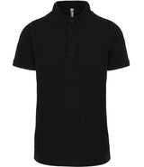 WK Designed to Work Stud Piqué Polo Shirt | Black thumbnail 1
