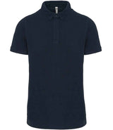WK Designed to Work Stud Piqué Polo Shirt | Navy thumbnail 1