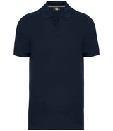WK Designed to Work Anti-Bacterial Piqué Polo Shirt | Navy thumbnail 1