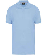 WK Designed to Work Anti-Bacterial Piqué Polo Shirt | Sky Blue thumbnail 1