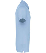 WK Designed to Work Anti-Bacterial Piqué Polo Shirt | Sky Blue thumbnail 3