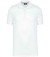 WK Designed to Work Anti-Bacterial Piqué Polo Shirt | White thumbnail 1