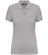 WK Designed to Work Ladies Anti-Bacterial Piqué Polo Shirt | Oxford Grey thumbnail 1