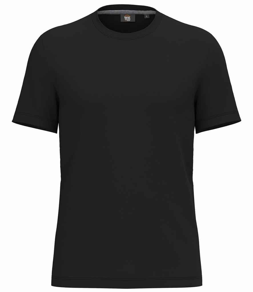 WK Designed to Work Anti-Bacterial Short Sleeve T-Shirt | Black