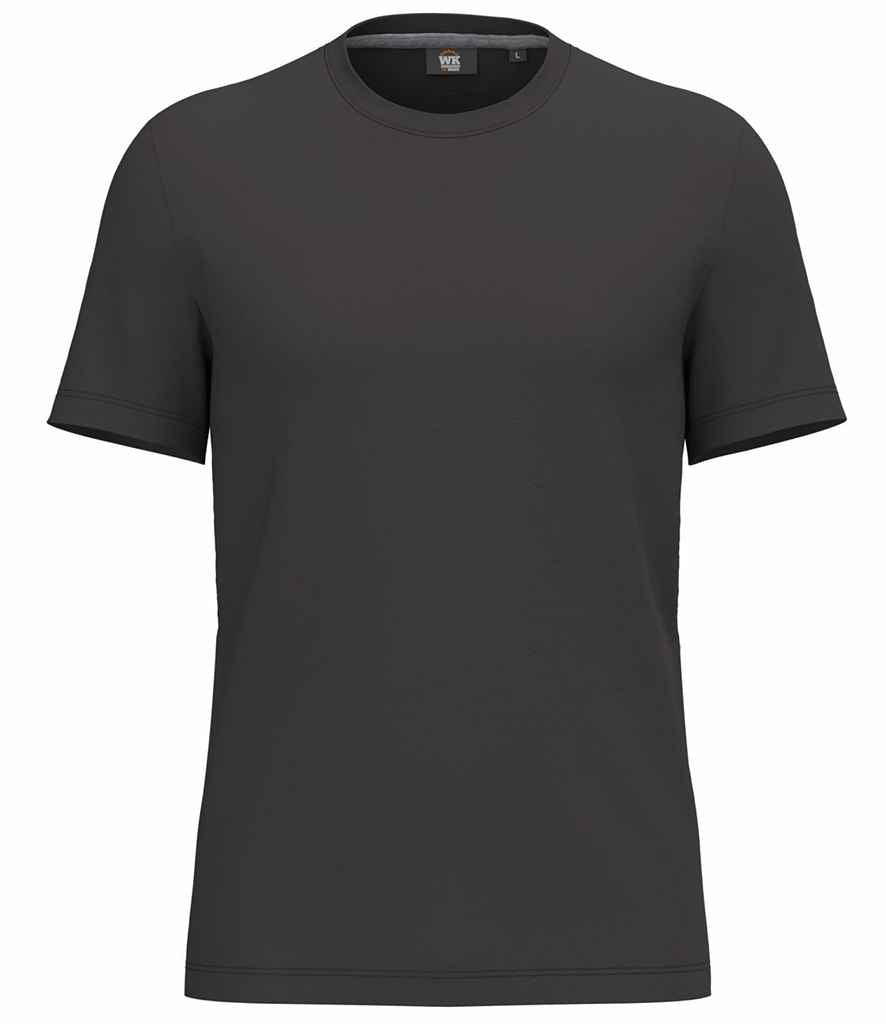 WK Designed to Work Anti-Bacterial Short Sleeve T-Shirt | Dark Grey