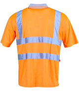 Warrior Hi-Vis Polo Shirt | Fluorescent Orange thumbnail 4